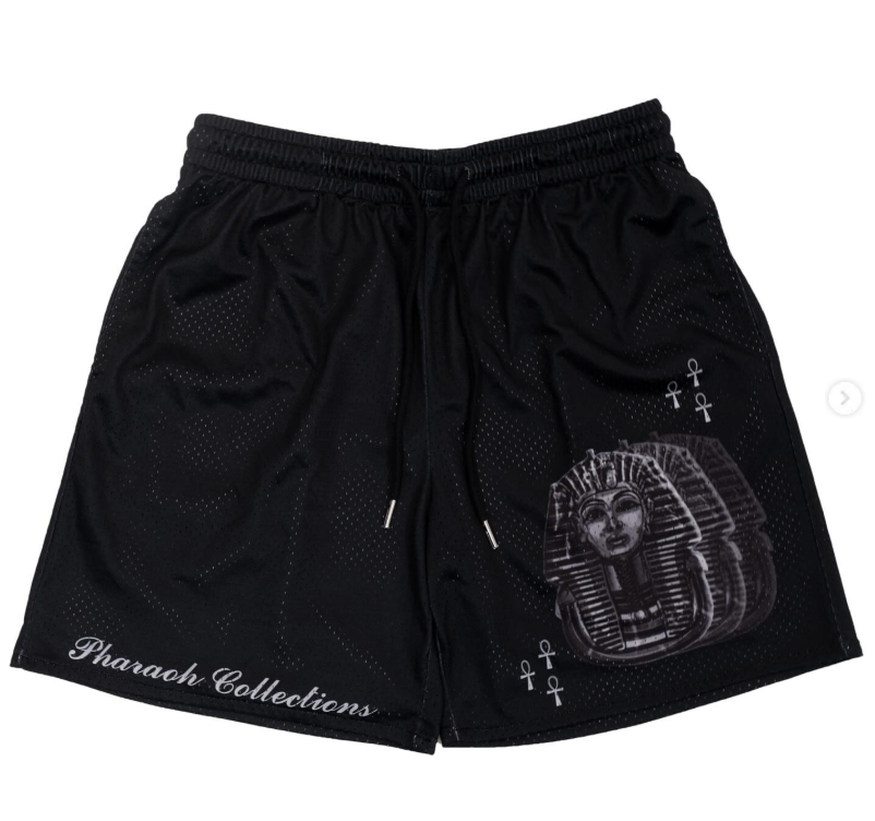 Pharaoh Collections Black Shorts