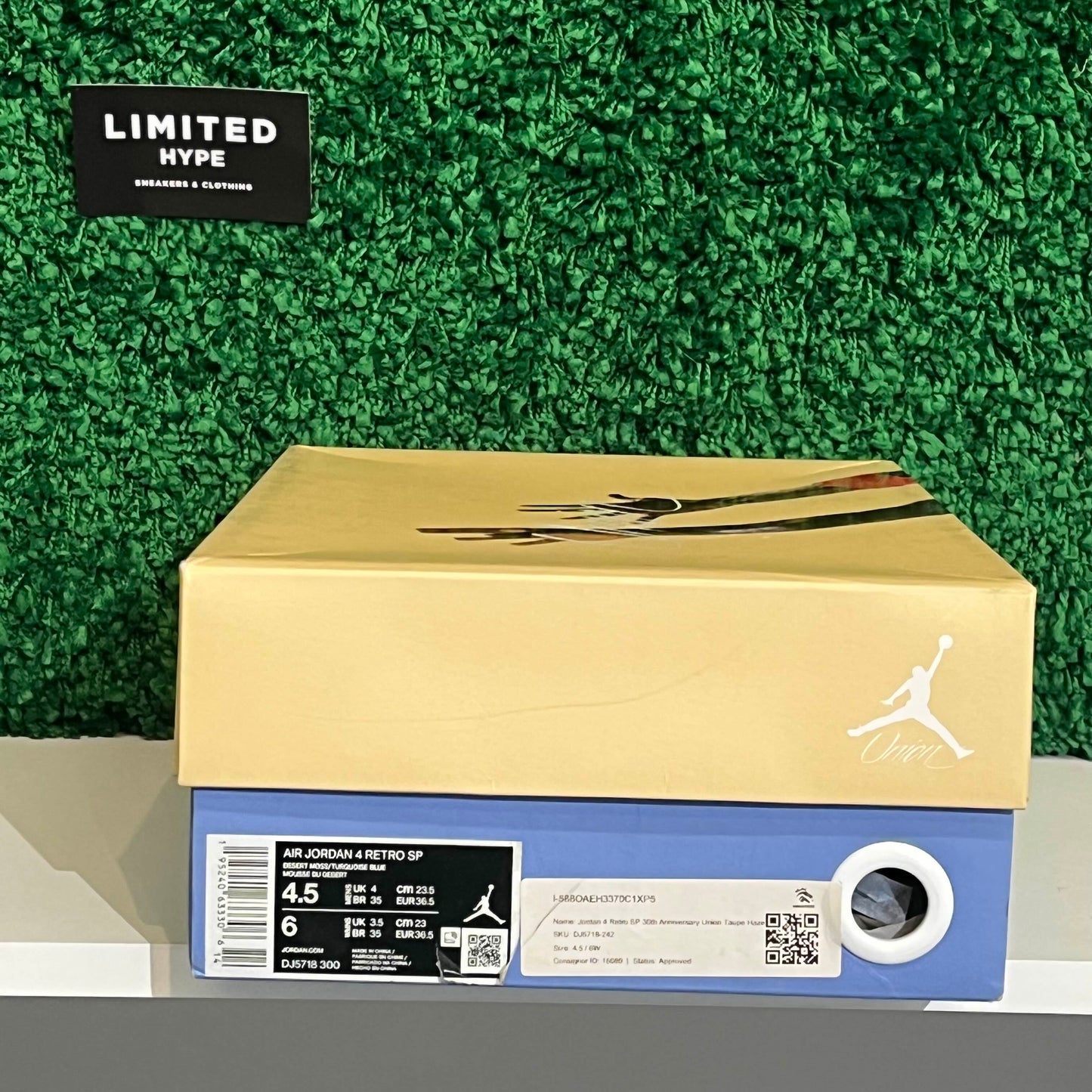 Jordan 4 Retro SP 30th Anniversary Union Desert Moss (USED)