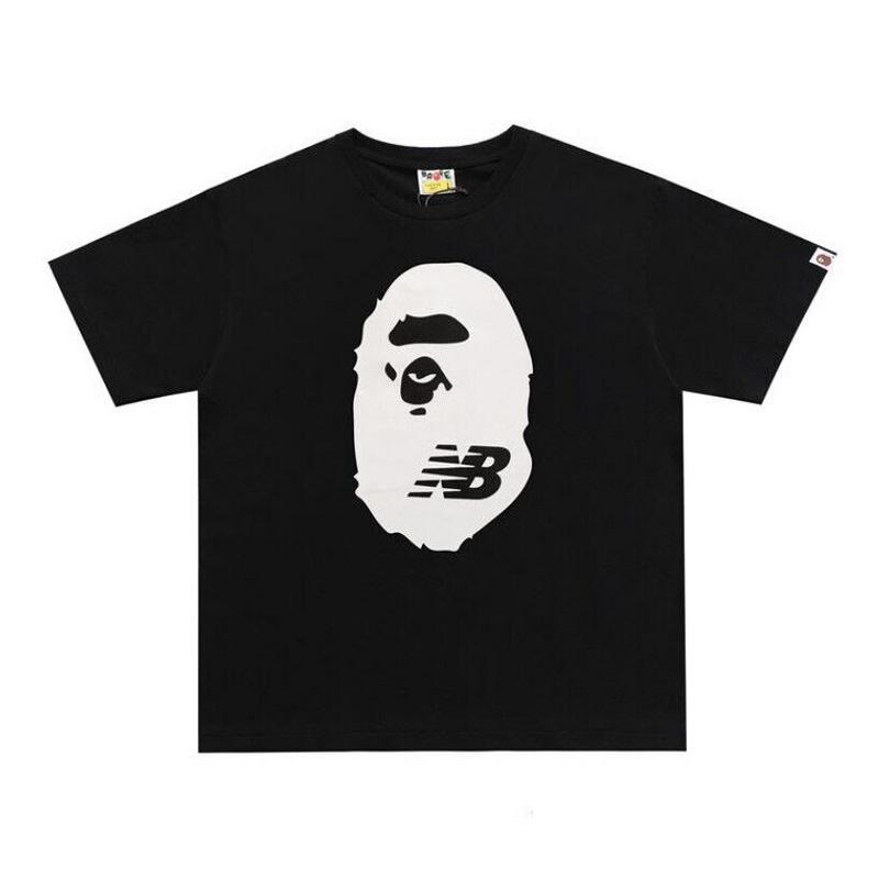 BAPE New Balance Big Head Black Tee