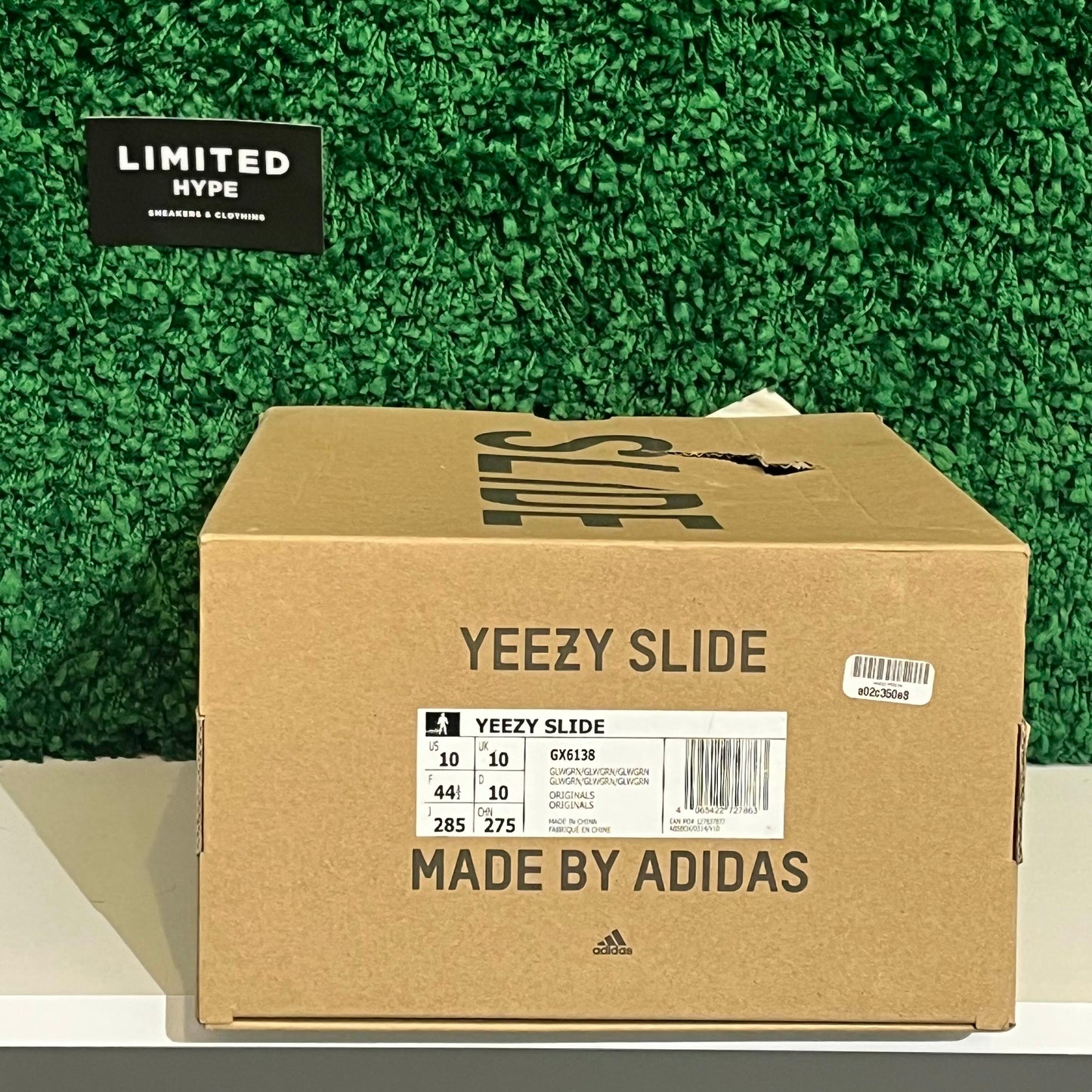 adidas Yeezy Slide Glow Green (USED)