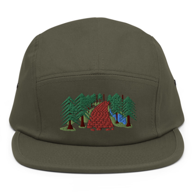 Brick Path 5-Panel Cap (Green)