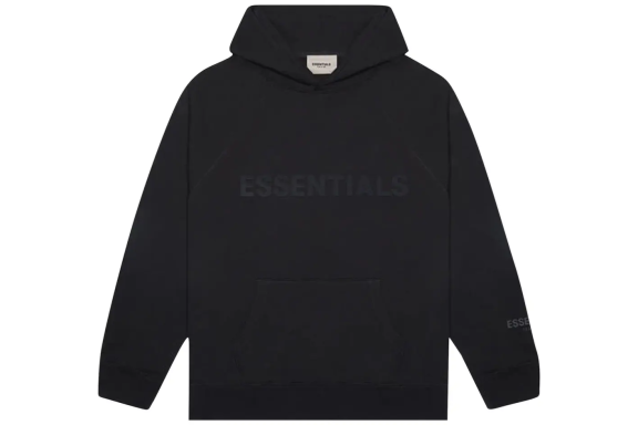 Fear of God Essentials Pullover Chest Logo Hoodie Stretch Limo/Black