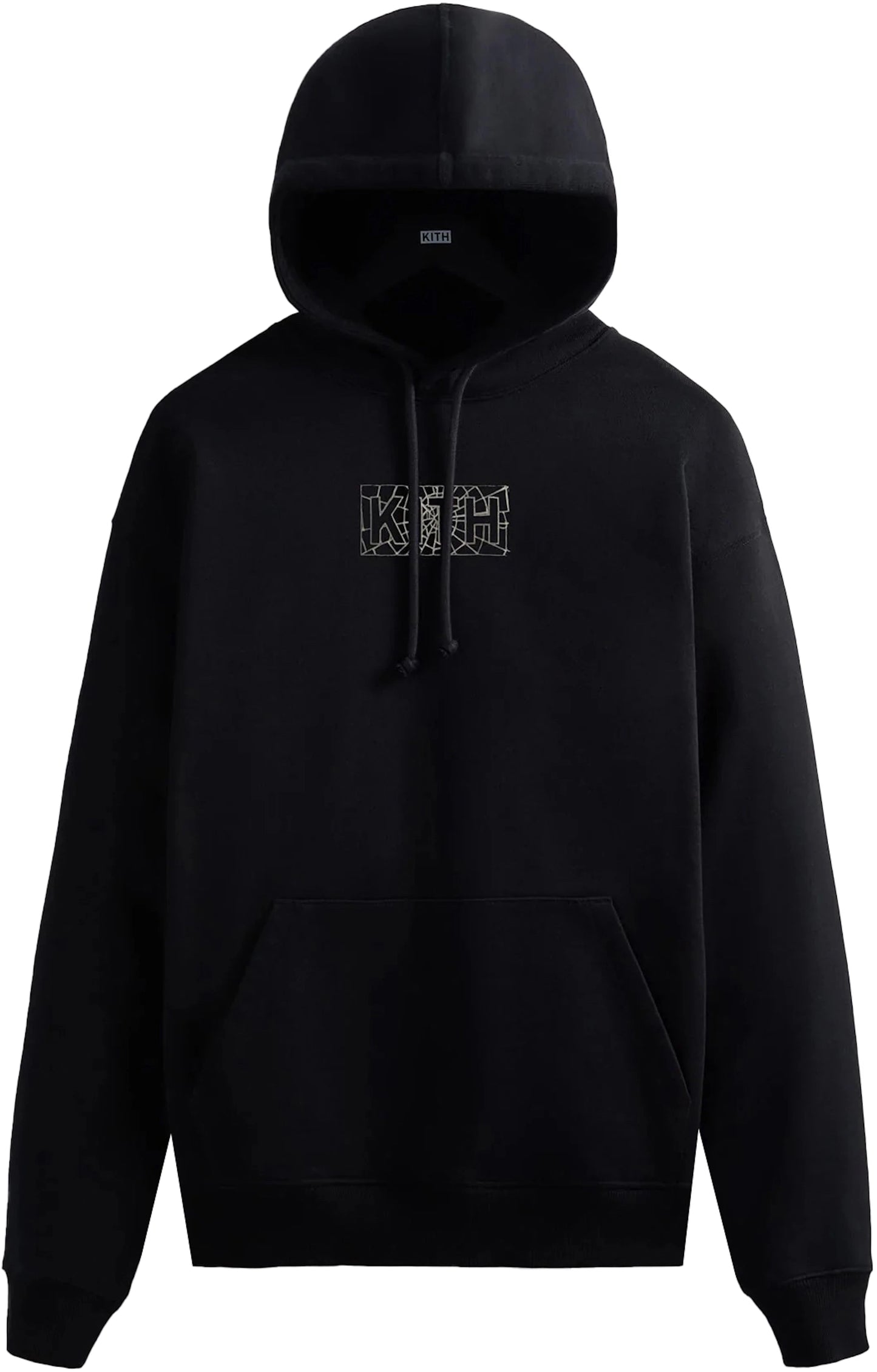 Kith Marvel Spider-Man Web Logo Hoodie Black