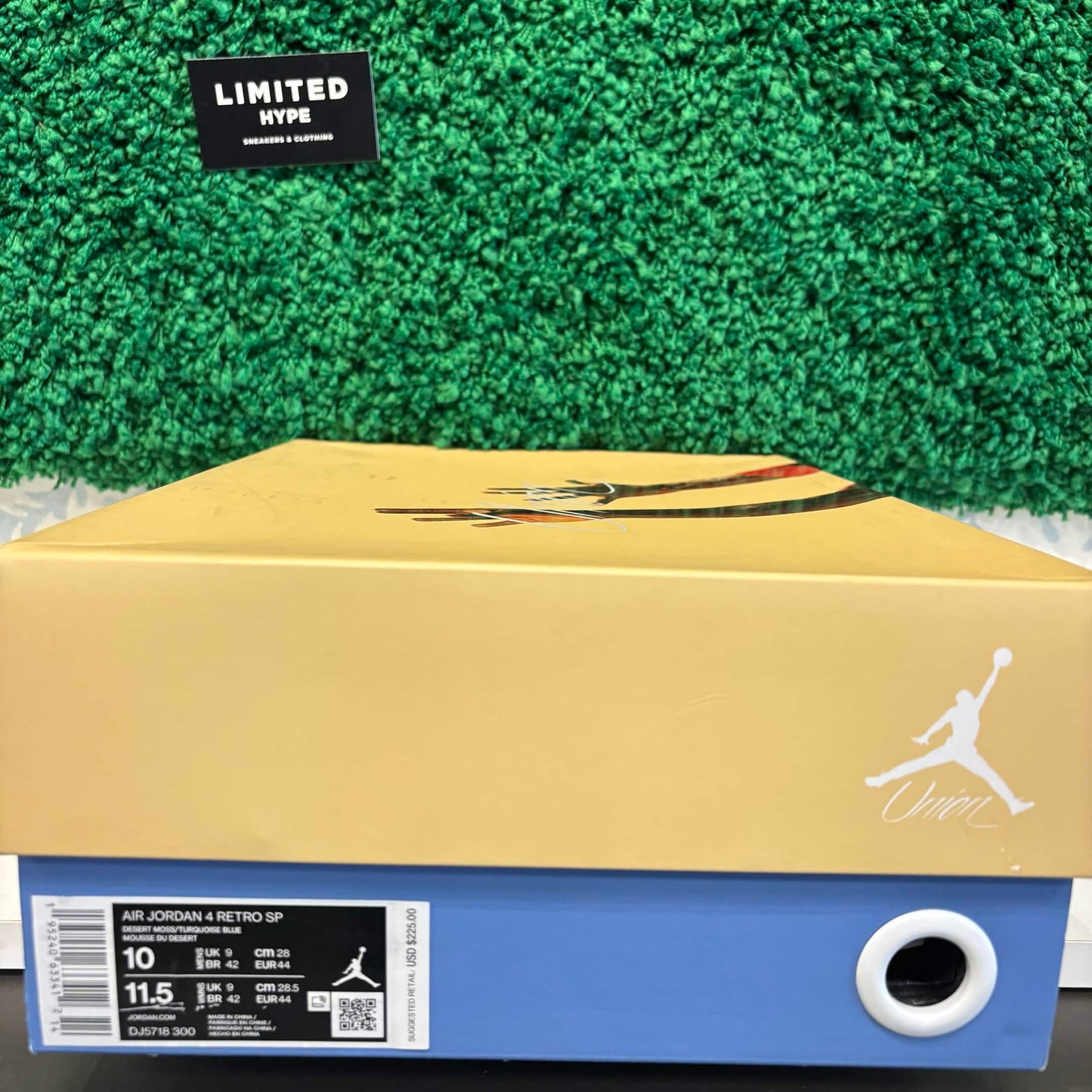 Jordan 4 Retro SP 30th Anniversary Union Desert Moss (USED)