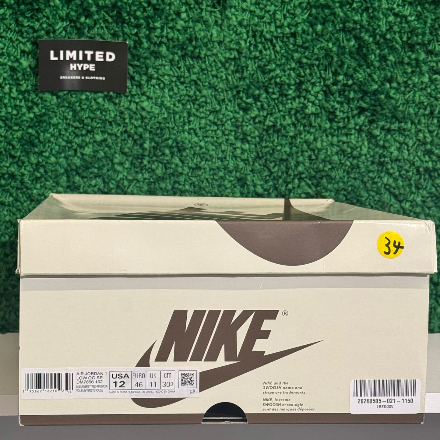 Travis Scott Jordan 1 Reverse Mocha (USED)