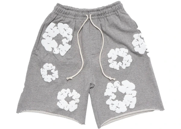 Denim Tears The Cotton Wreath Shorts Grey