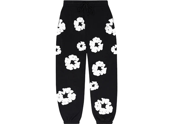 Denim Tears The Cotton Wreath Sweatpants Black