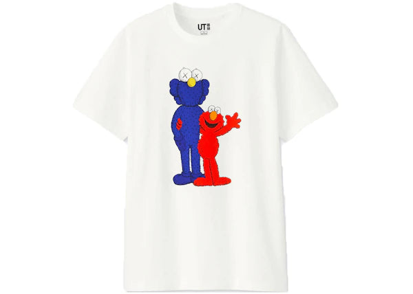 KAWS x Uniqlo x Sesame Street BFF Elmo Tee White