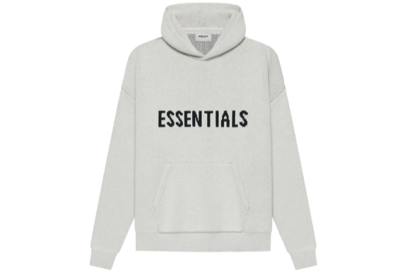 Fear of God Essentials Knit Pullover Hoodie Oatmeal