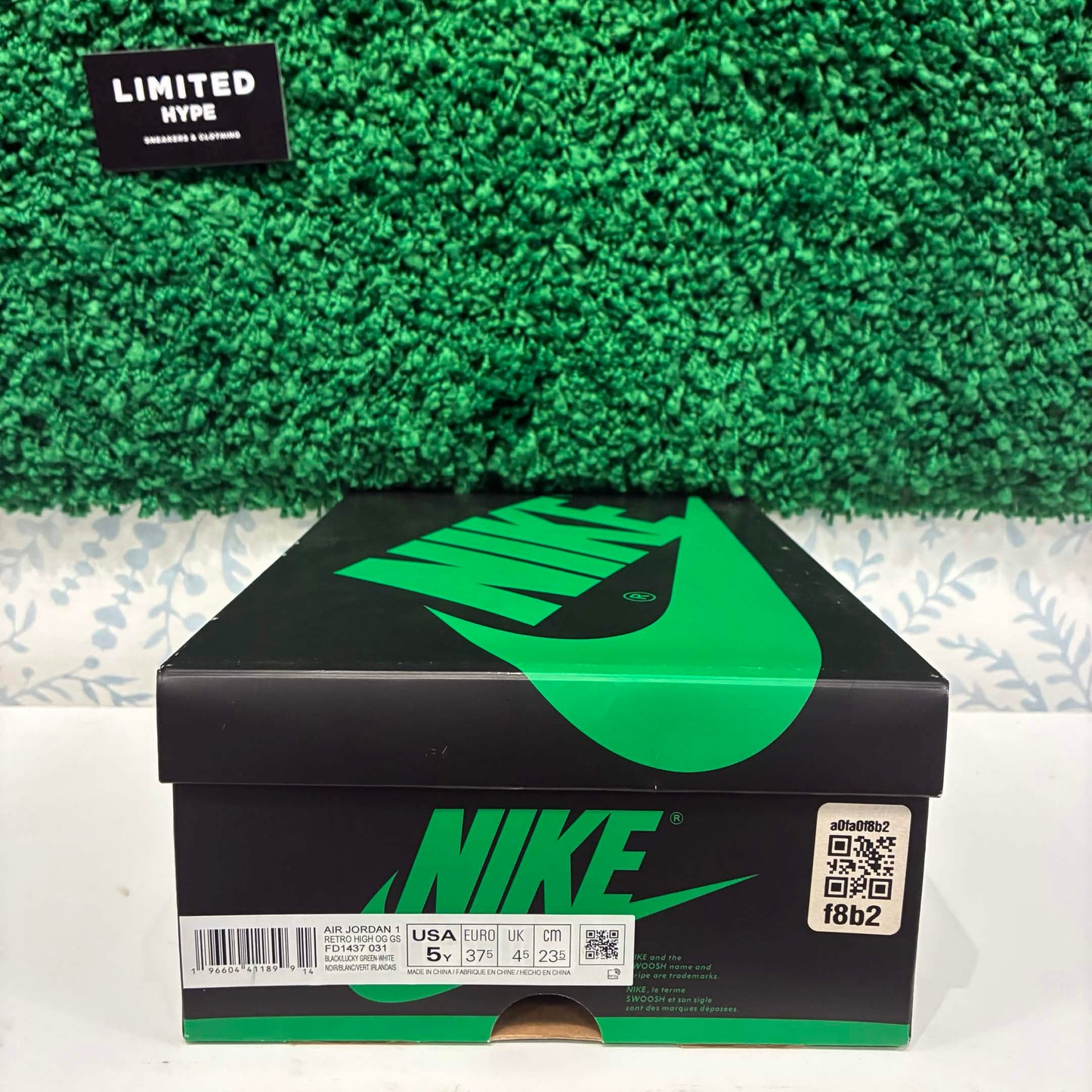 Jordan 1 Retro High OG Lucky Green (GS) (USED)