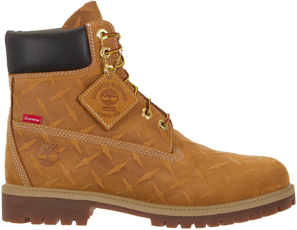 Timberland 6" Premium Waterproof Boot Supreme Diamond Plate Wheat (2026)