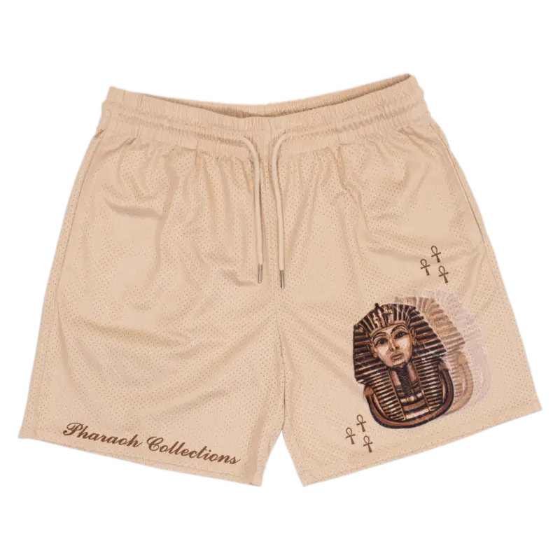 Pharaoh Collections Cream Shorts