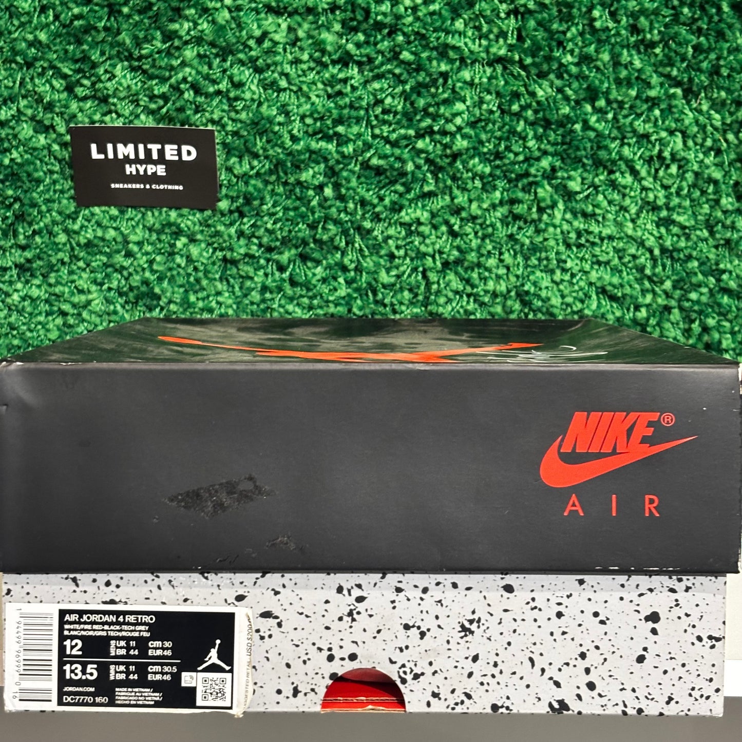 Jordan 4 Retro Fire Red (USED, VNDS)