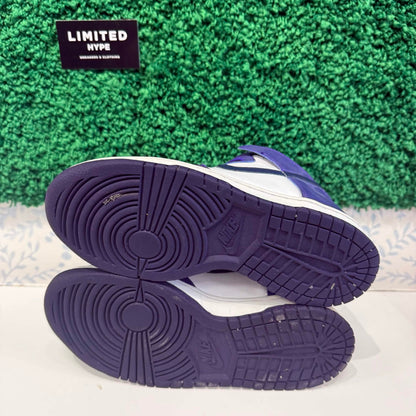 Nike Dunk High Electro Purple Midnight Navy (GS) (USED)