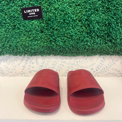 Salvatore Ferragamo Red Designer Slides (USED)