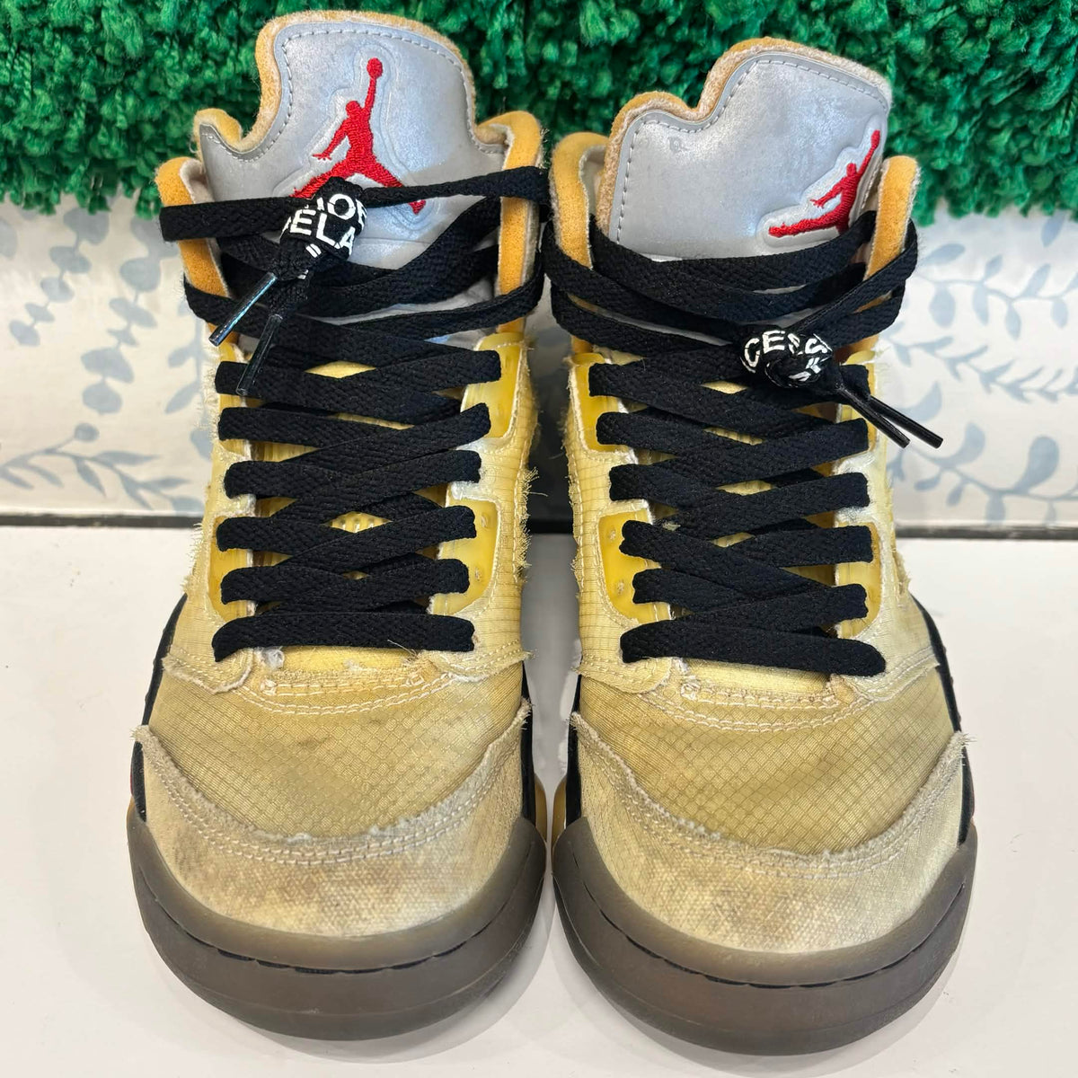 Jordan 5 Retro Off-White Sail (USED) (REP BOX)