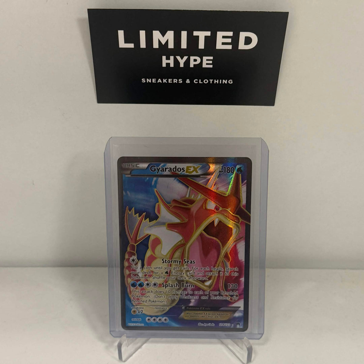 Pokemon 2016 Gyarados EX Breakpoint Full Art 114/122