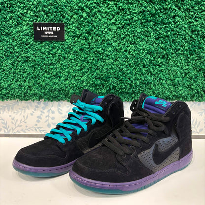 Nike SB Dunk High Black Grape (USED) (NO BOX)