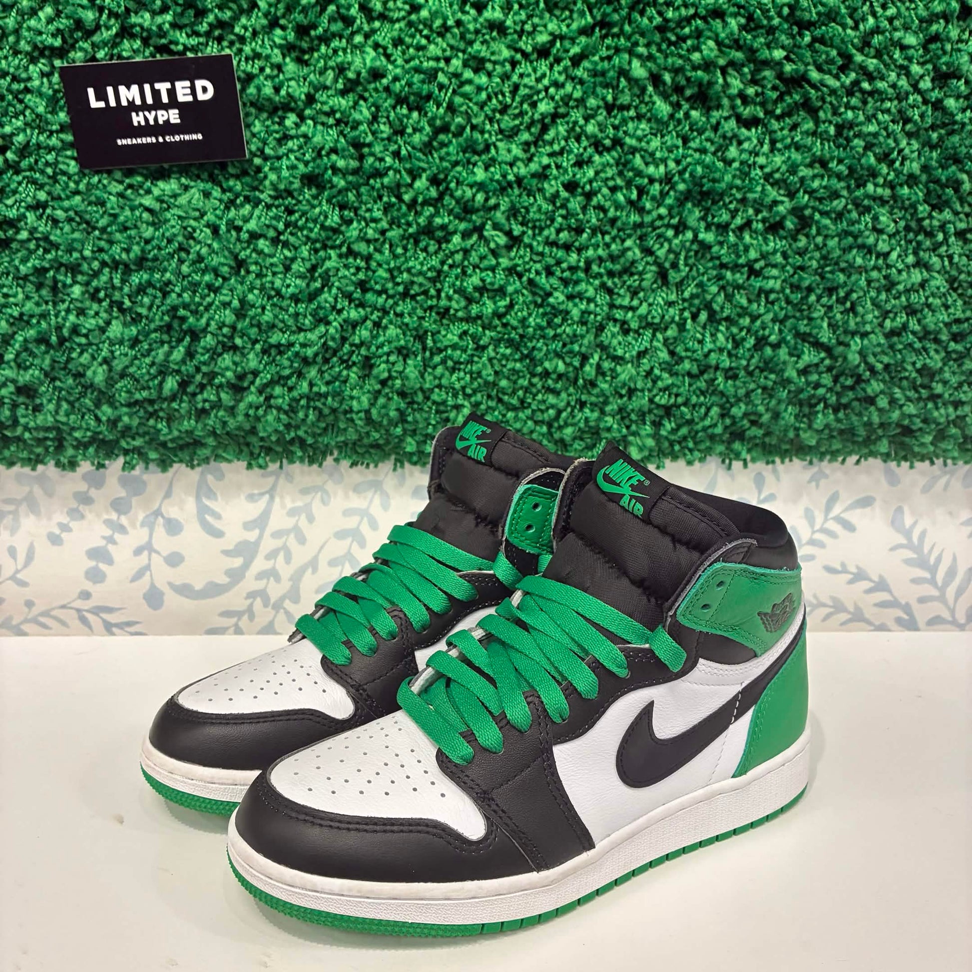 Jordan 1 Retro High OG Lucky Green (GS) (USED)