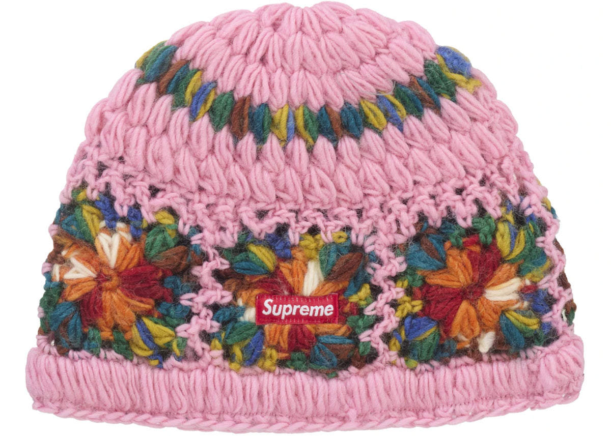 Supreme Crochet Beanie (SS25) Pink