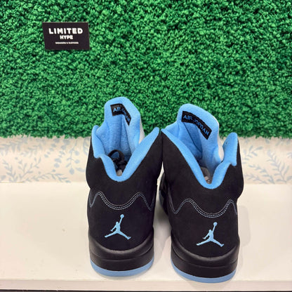 Jordan 5 Retro Black University Blue (2026) (WORN ONCE)