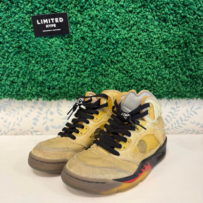 Jordan 5 Retro Off-White Sail (USED) (REP BOX)