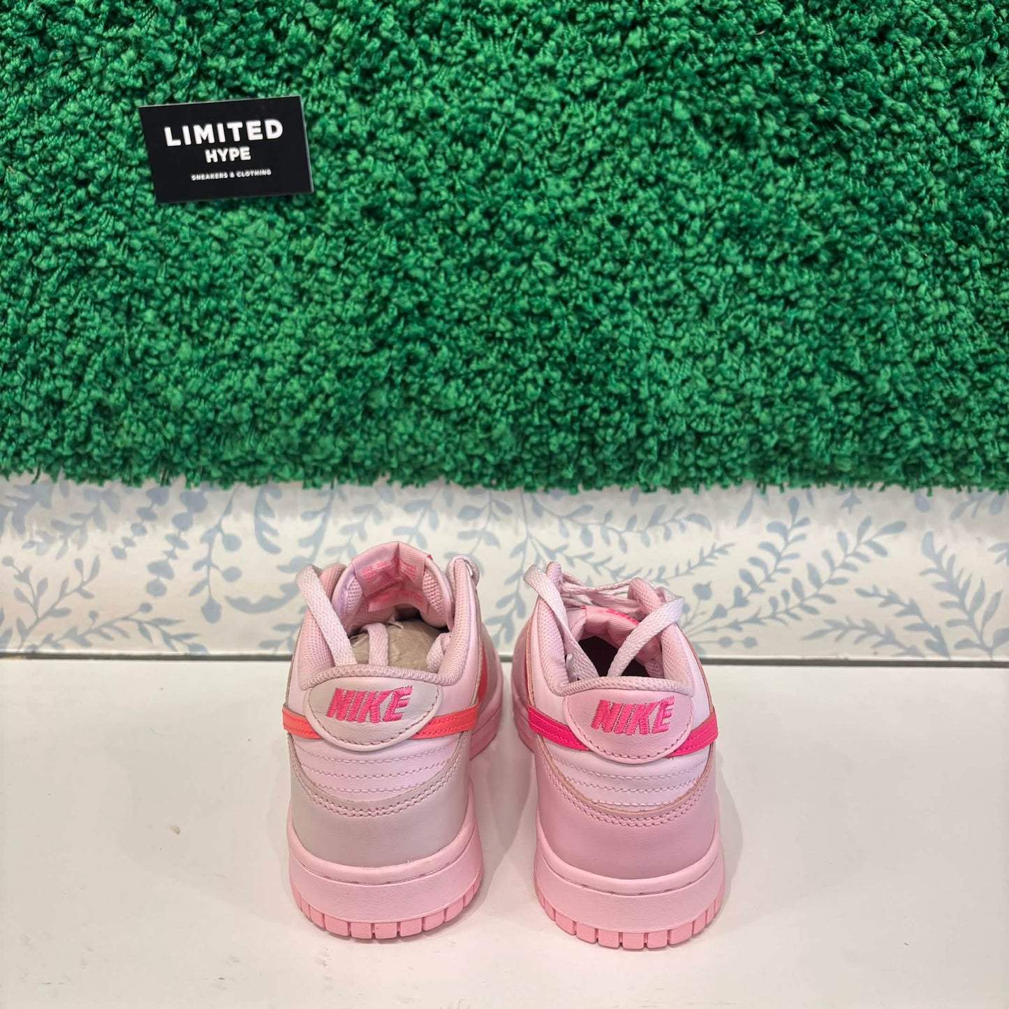 Nike Dunk Low Triple Pink (GS) (Sun Damaged)