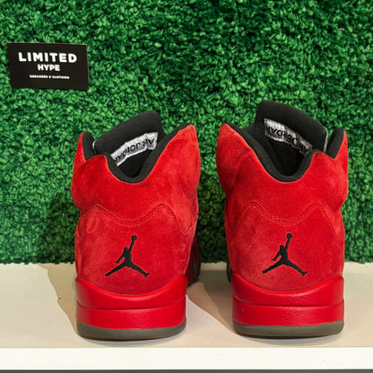Jordan 5 Retro Red Suede (USED, NO BOX)