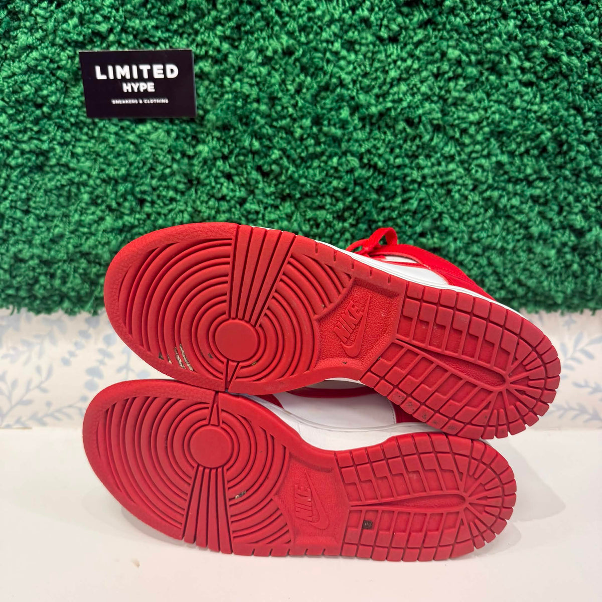 Nike Dunk High Championship White Red (GS) (USED)
