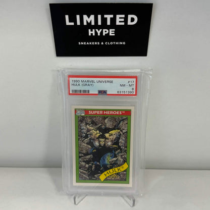 1990 HULK (GRAY) MARVEL UNIVERSE #159 (PSA8)