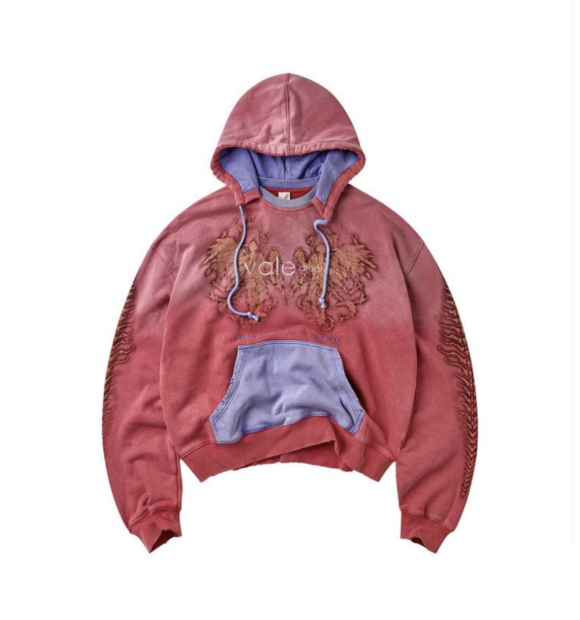 Vale Red Sun Pullover Hoodie