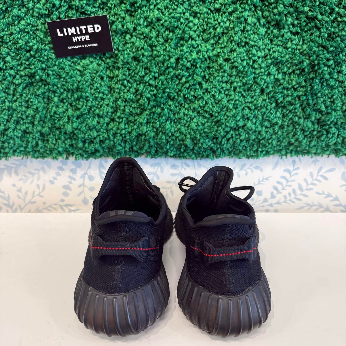 adidas Yeezy Boost 350 V2 Black Red (USED, NO BOX)