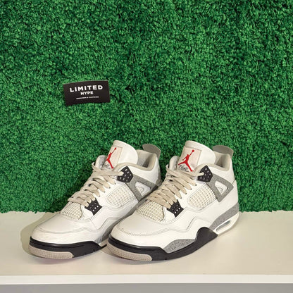 Jordan 4 Retro White Cement (2025) (USED)