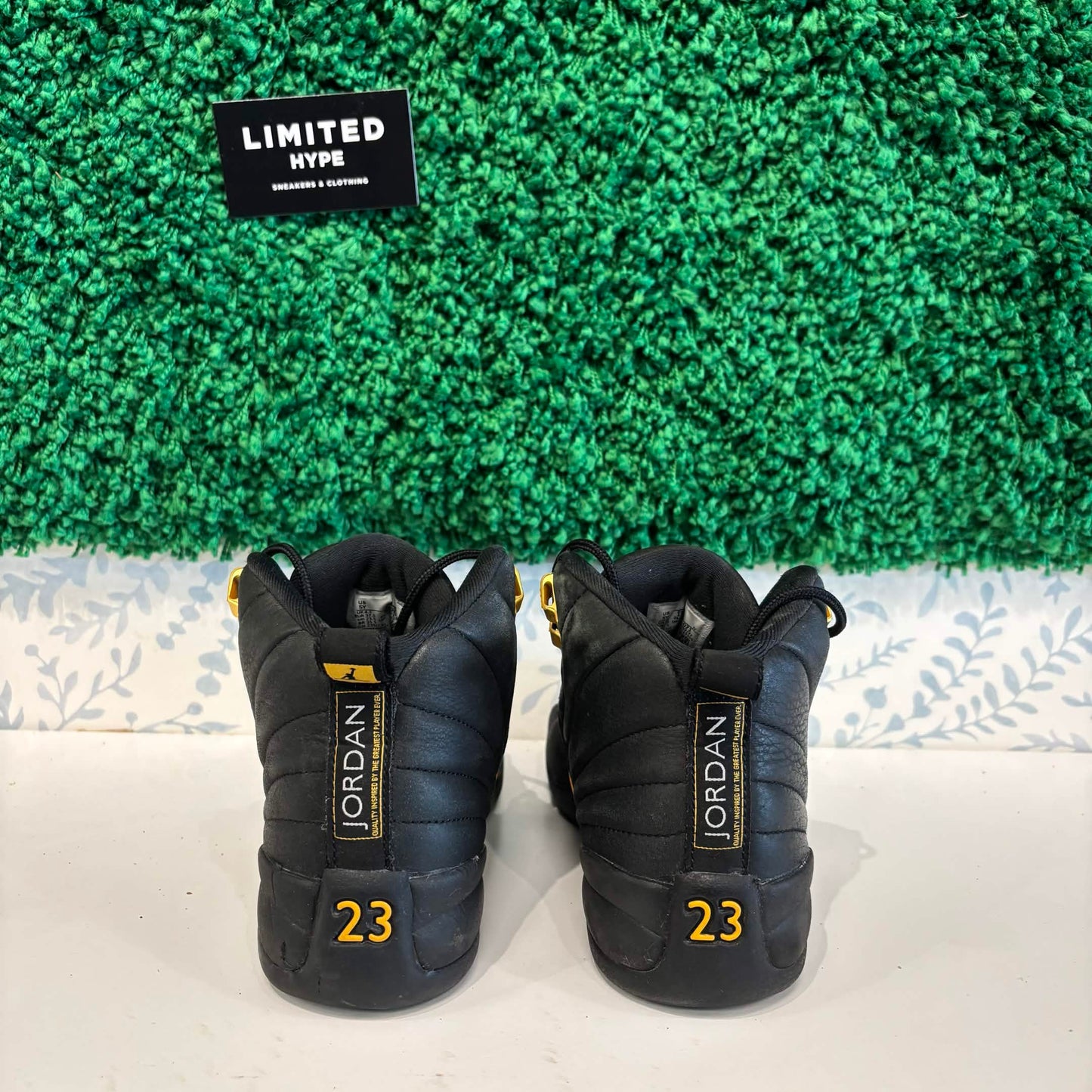 Jordan 12 Retro Black Taxi (GS) (USED) (NO BOX)