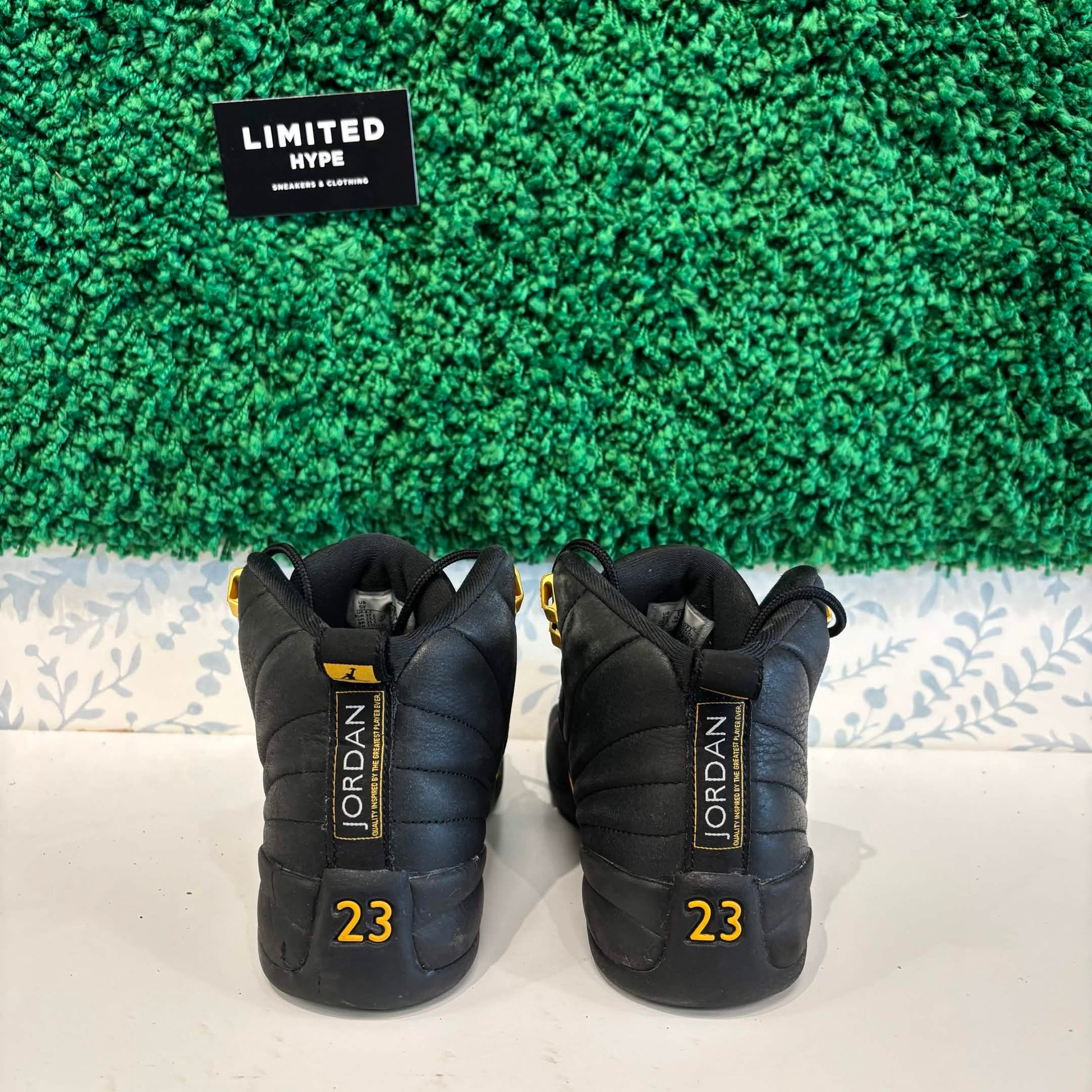 Jordan 12 Retro Black Taxi (GS) (USED) (NO BOX)