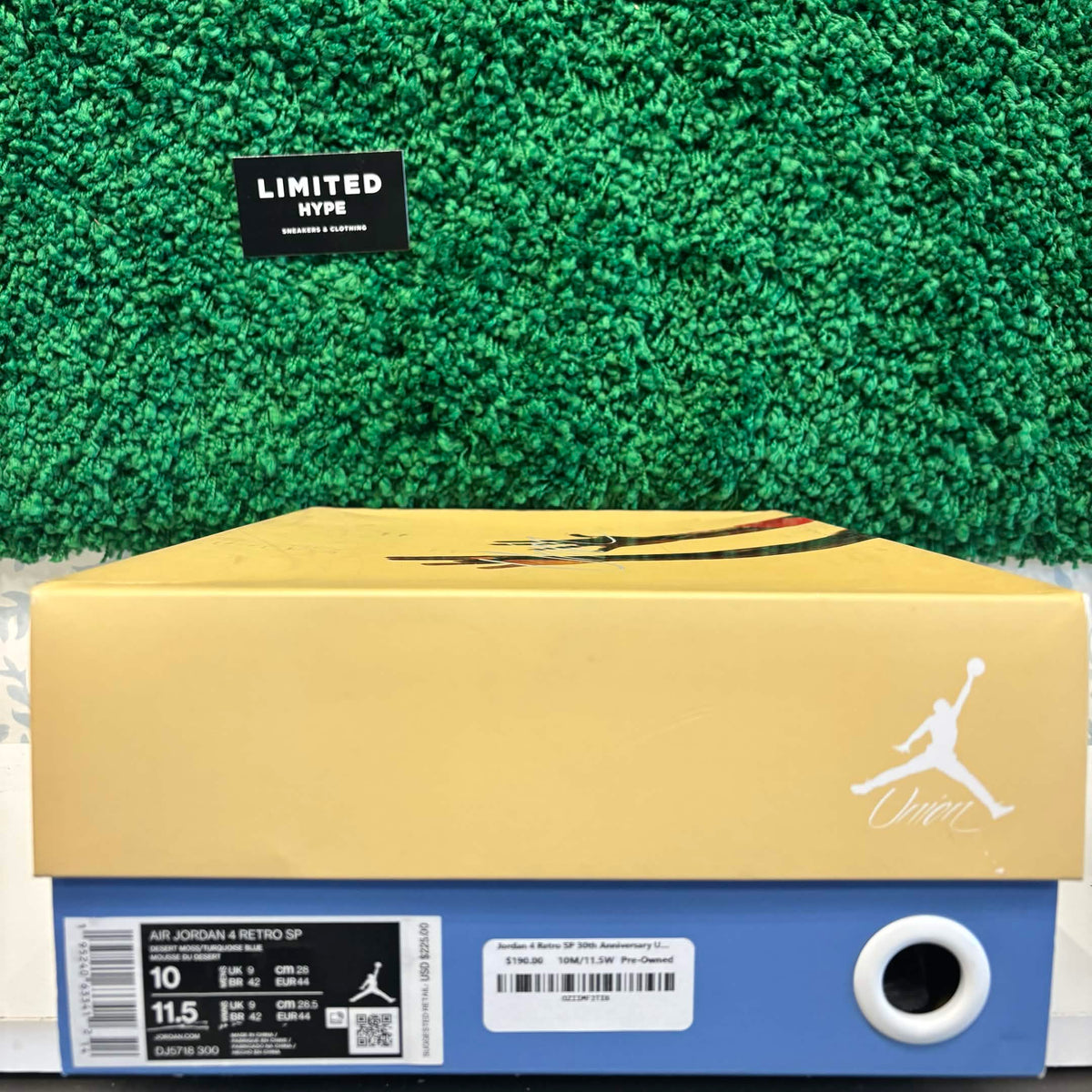 Jordan 4 Retro SP 30th Anniversary Union Desert Moss (USED)