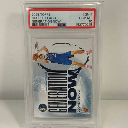 Cooper Flagg 2025-26 Topps Generation Now Rookie GN-1 (PSA 10)