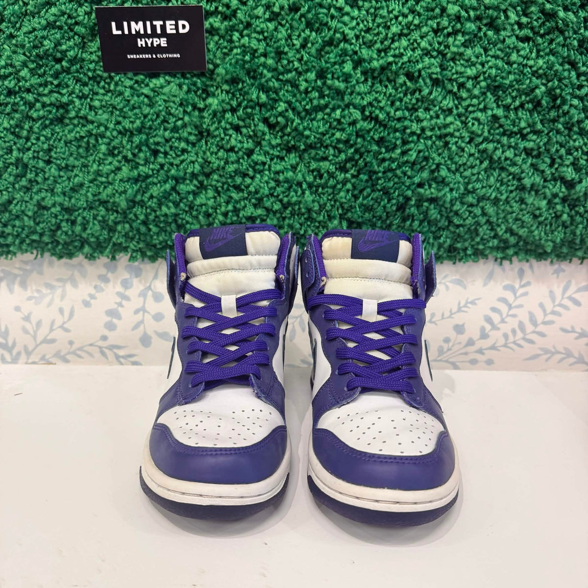 Nike Dunk High Electro Purple Midnight Navy (GS) (USED)
