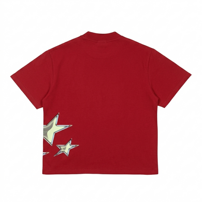 Opal Supply Chrome Star Tee Red