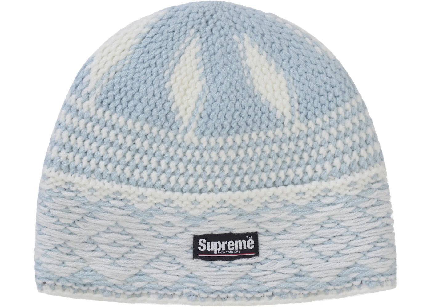 Supreme Diamond Beanie (FW25) Light Blue