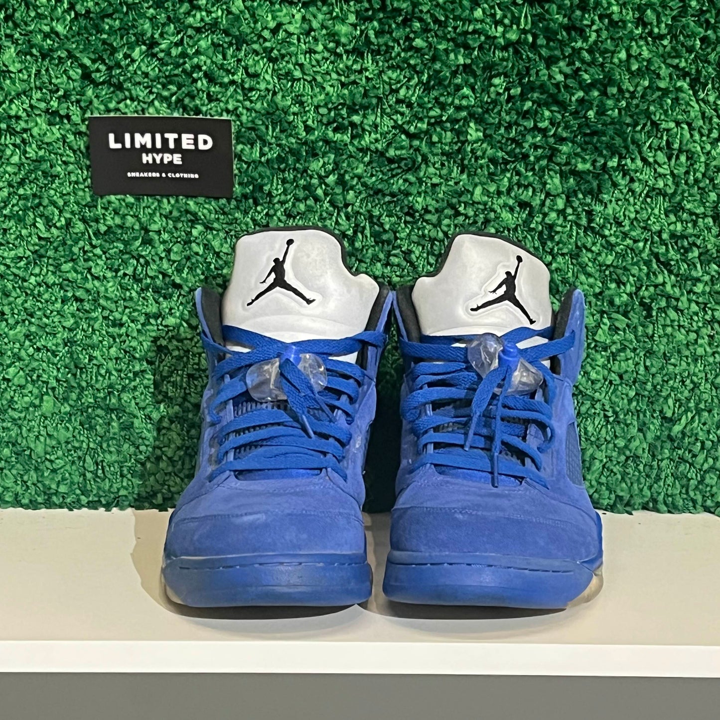 Jordan 5 Retro Blue Suede (USED) (NO BOX)