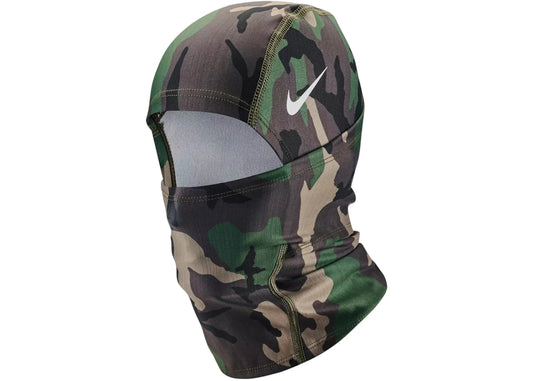 Nike Pro Hyperwarm Hood Medium Olive/White