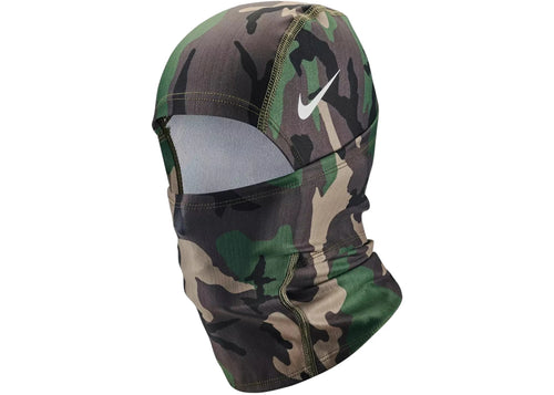 Nike Pro Hyperwarm Hood Medium Olive/White