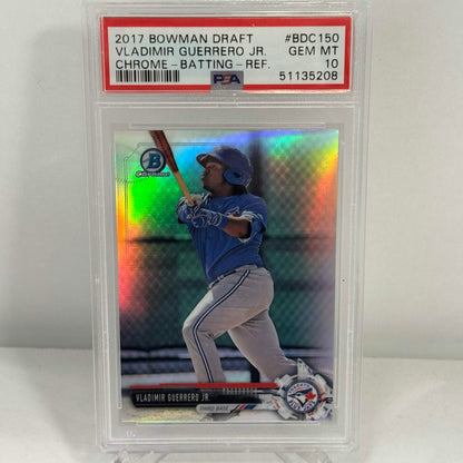 Bowman Draft Vladimir Guerrero Jr. Chrome Refractor (PSA10)