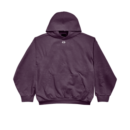 Opal Supply Cursive Logo Hoodie Plum