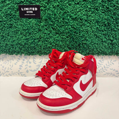 Nike Dunk High Championship White Red (GS) (USED)