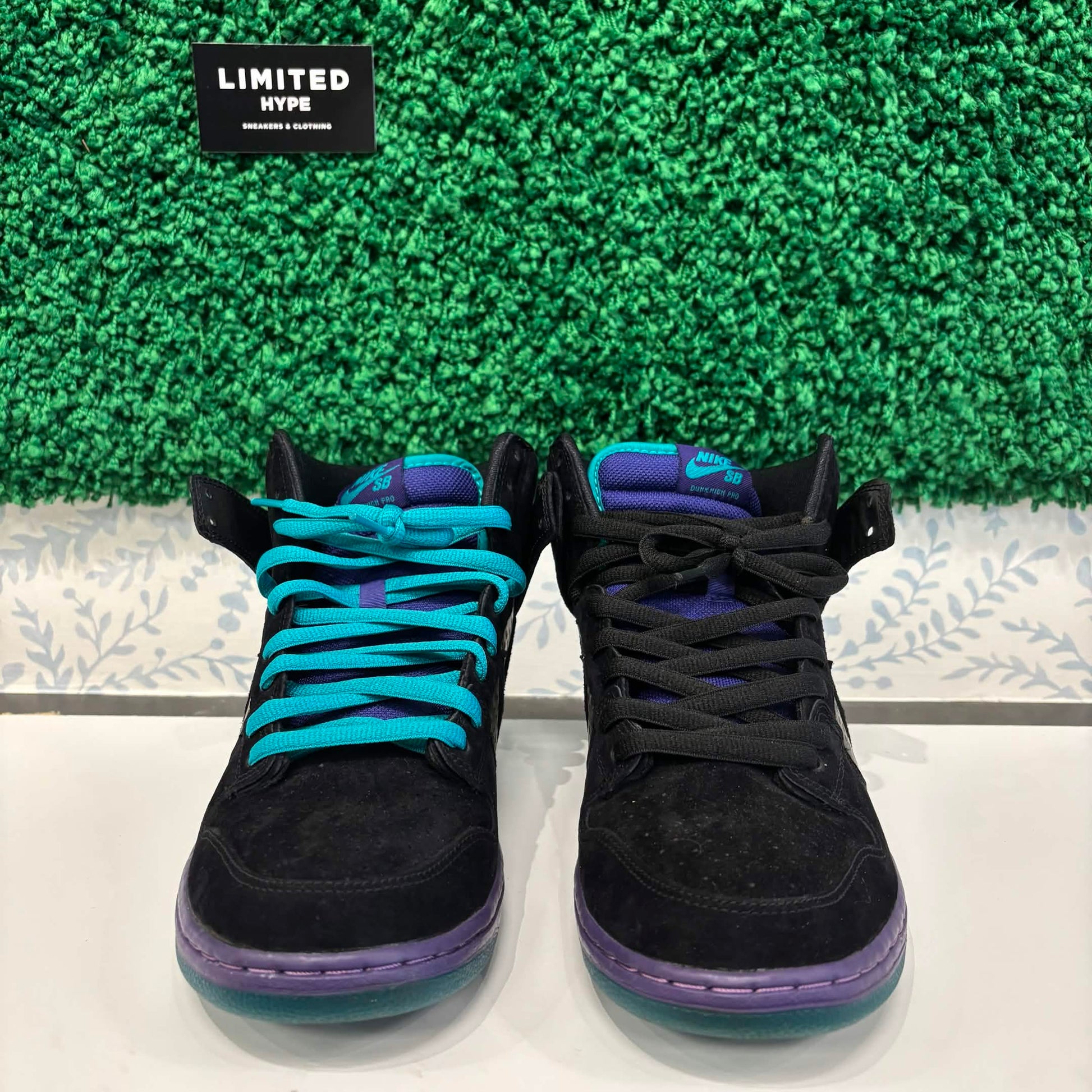 Nike SB Dunk High Black Grape (USED) (NO BOX)