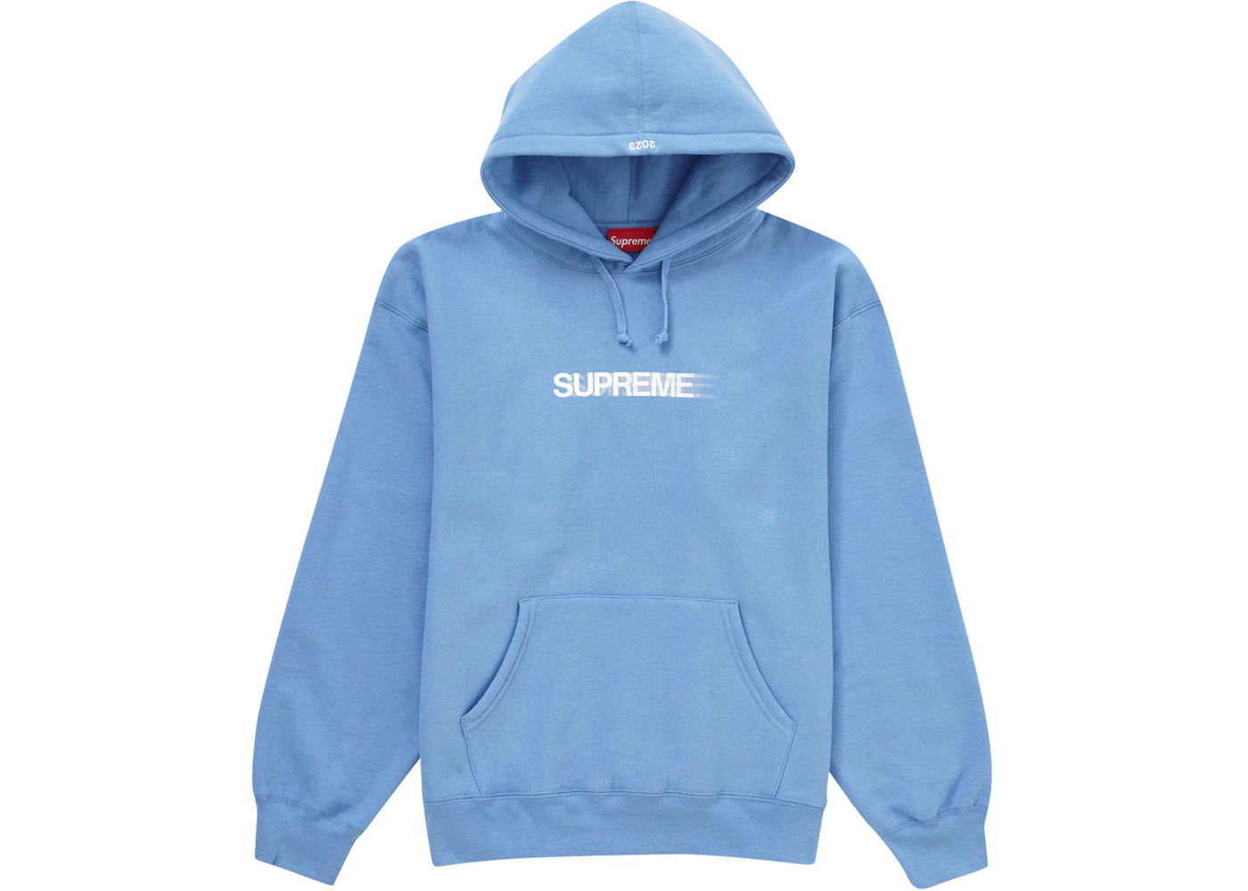 Supreme Motion Logo Hooded Sweatshirt (SS23) Light Blue