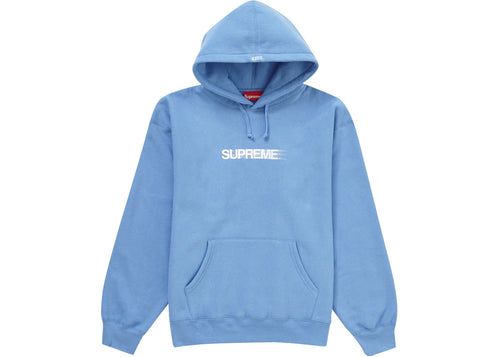 Supreme Motion Logo Hooded Sweatshirt (SS23) Light Blue