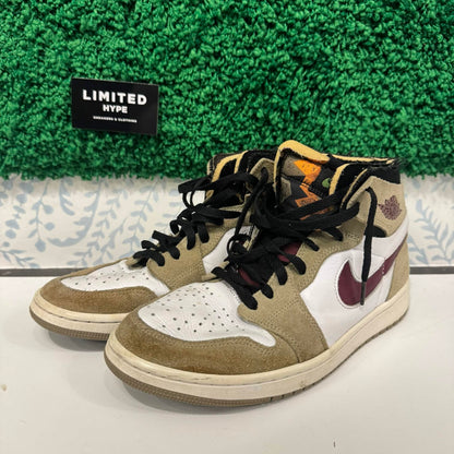 Jordan 1 Zoom CMFT Neutral Olive (USED) (NO BOX)